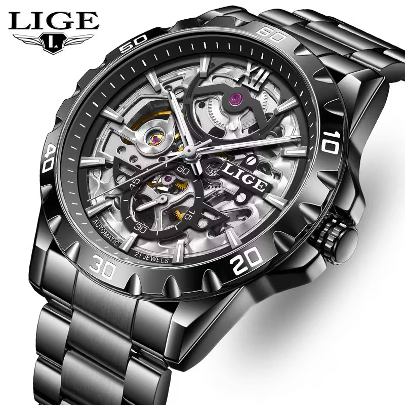 LIGE Mechanical Watch