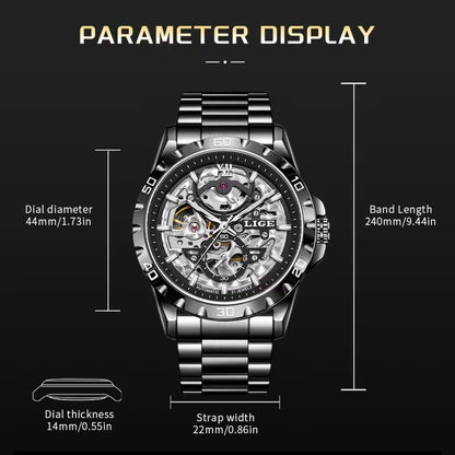 LIGE Mechanical Watch
