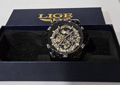 Mens LIGE Mechanical Watch